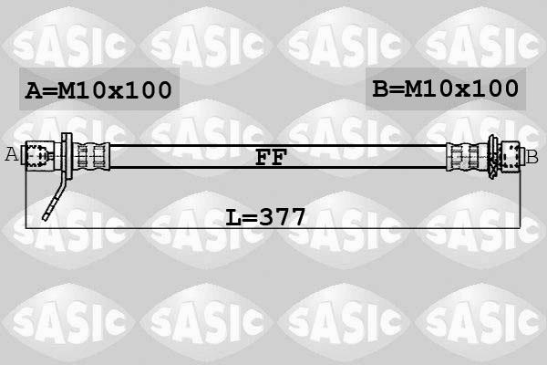 Sasic 6606054 - Flessibile del freno autozon.pro