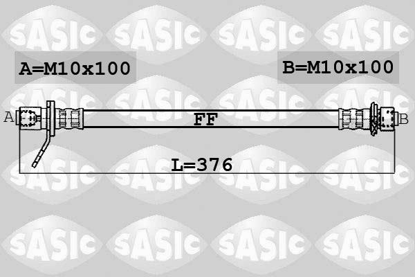 Sasic 6606053 - Flessibile del freno autozon.pro