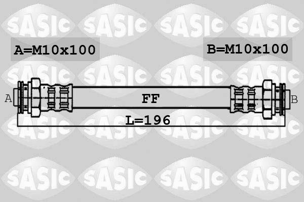 Sasic 6606069 - Flessibile del freno autozon.pro