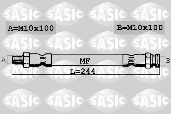 Sasic 6606065 - Flessibile del freno autozon.pro