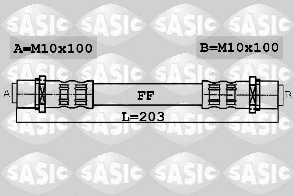 Sasic 6606060 - Flessibile del freno autozon.pro