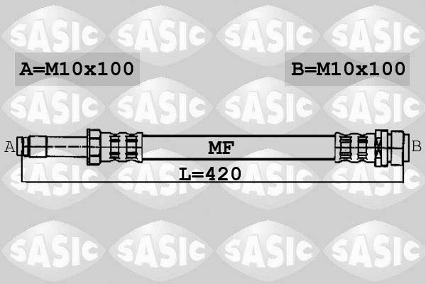 Sasic 6606003 - Flessibile del freno autozon.pro