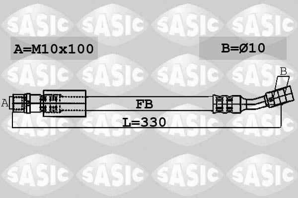 Sasic 6606084 - Flessibile del freno autozon.pro