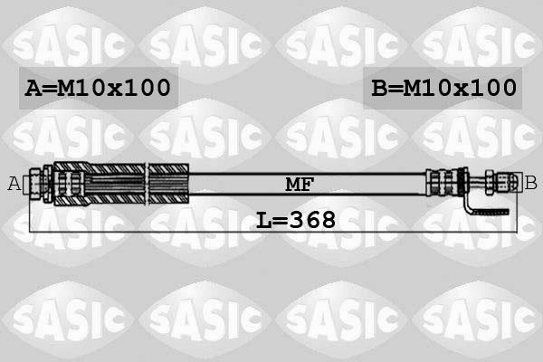 Sasic 6606080 - Flessibile del freno autozon.pro