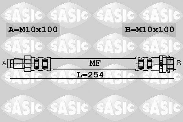 Sasic 6606038 - Flessibile del freno autozon.pro