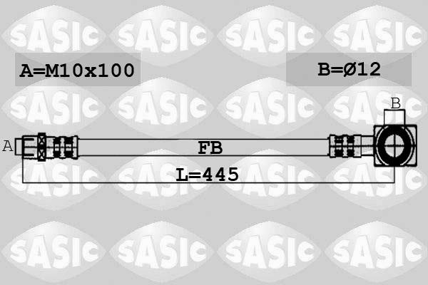 Sasic 6606020 - Flessibile del freno autozon.pro