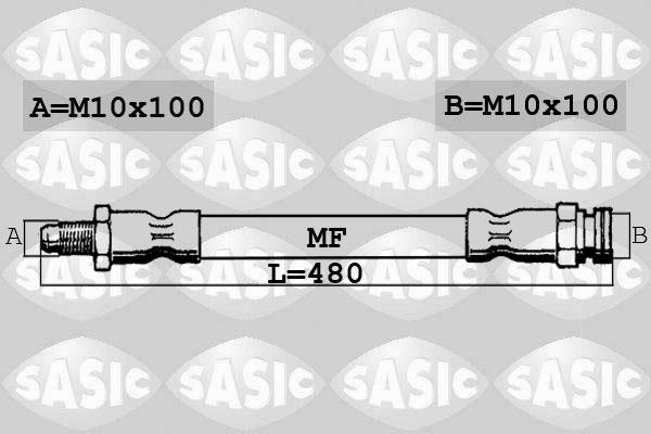 Sasic 6606023 - Flessibile del freno autozon.pro