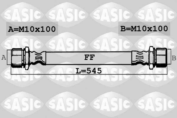 Sasic 6606191 - Flessibile del freno autozon.pro