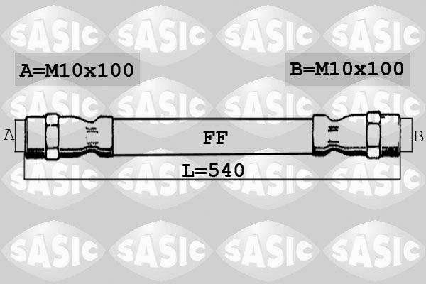 Sasic 6606150 - Flessibile del freno autozon.pro