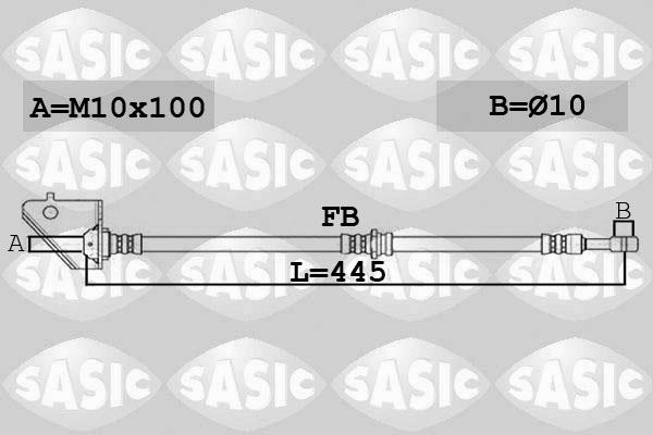 Sasic 6606137 - Flessibile del freno autozon.pro