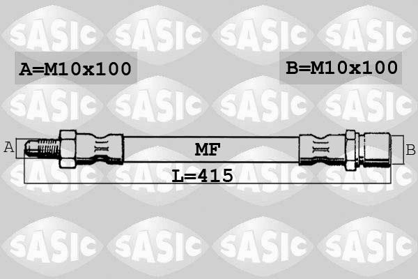 Sasic 6606121 - Flessibile del freno autozon.pro