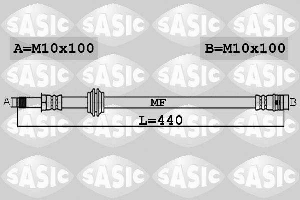 Sasic 6606244 - Flessibile del freno autozon.pro