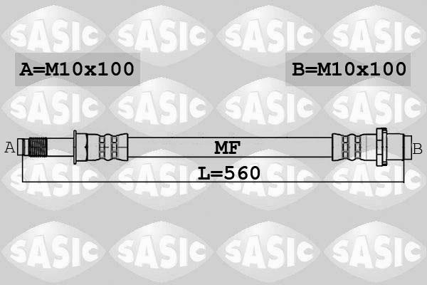 Sasic 6606241 - Flessibile del freno autozon.pro