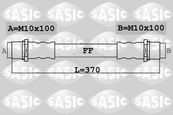 Sasic 6606243 - Flessibile del freno autozon.pro