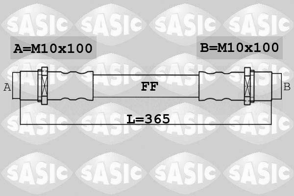 Sasic 6606242 - Flessibile del freno autozon.pro