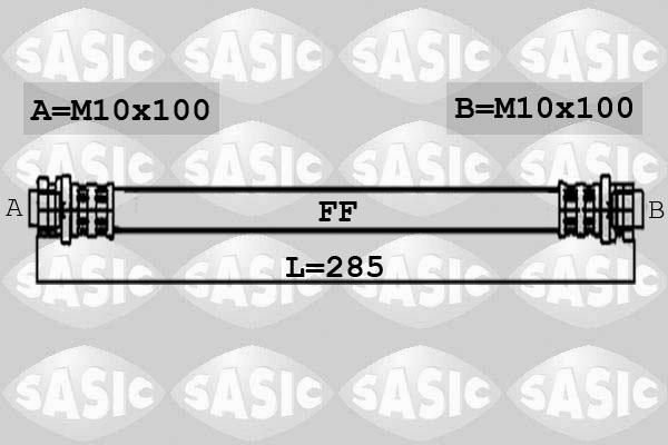 Sasic 6606210 - Flessibile del freno autozon.pro