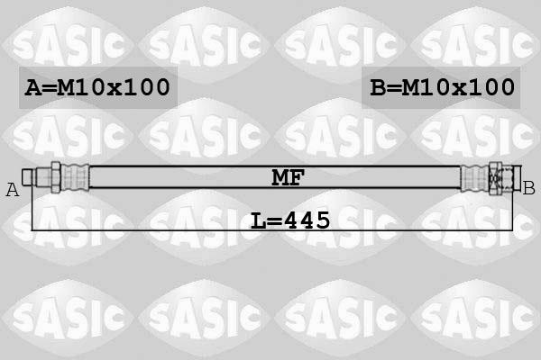 Sasic 6606228 - Flessibile del freno autozon.pro