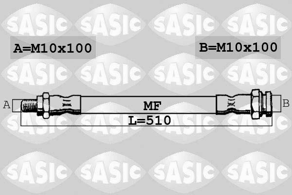 Sasic 6600049 - Flessibile del freno autozon.pro