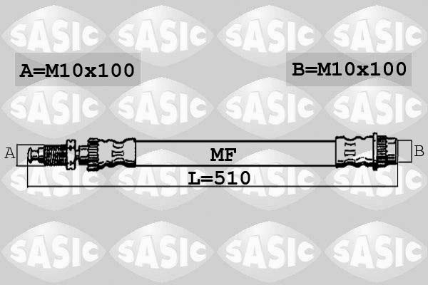 Sasic 6600043 - Flessibile del freno autozon.pro