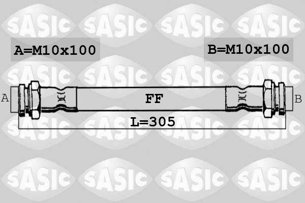 Sasic 6600003 - Flessibile del freno autozon.pro