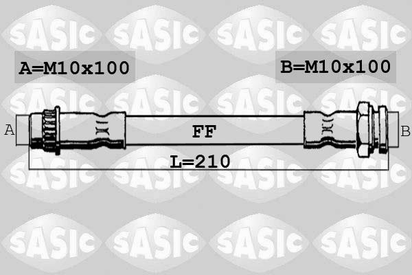 Sasic 6600012 - Flessibile del freno autozon.pro