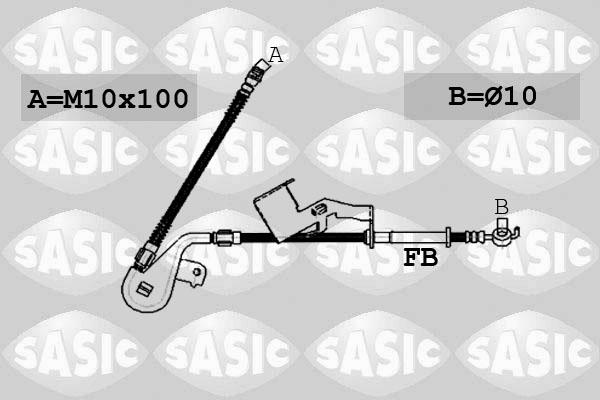 Sasic 6600063 - Flessibile del freno autozon.pro