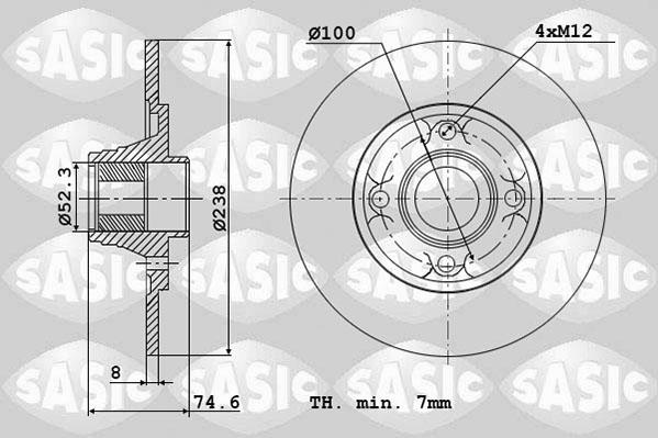 Sasic 6104040 - Discofreno autozon.pro