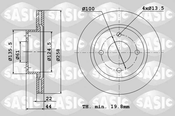 Sasic 6104048 - Discofreno autozon.pro