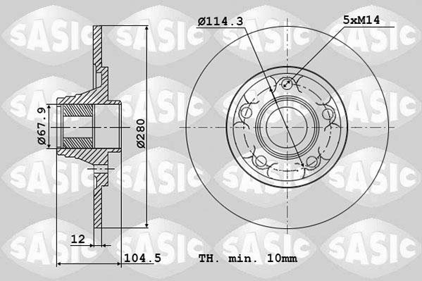 Sasic 6104053 - Discofreno autozon.pro