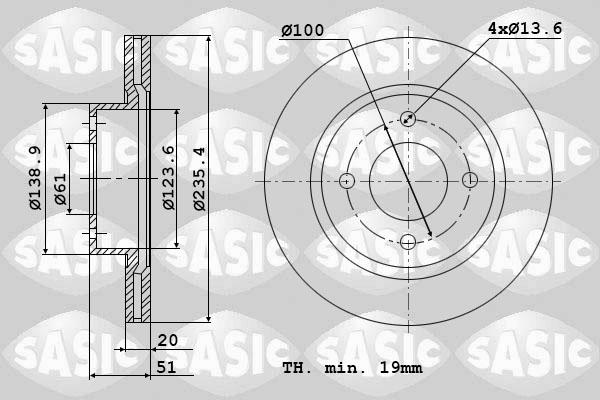 Sasic 6104002 - Discofreno autozon.pro