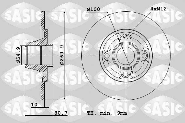 Sasic 6104012 - Discofreno autozon.pro