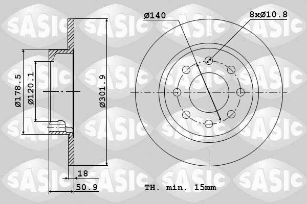 Sasic 6104033 - Discofreno autozon.pro