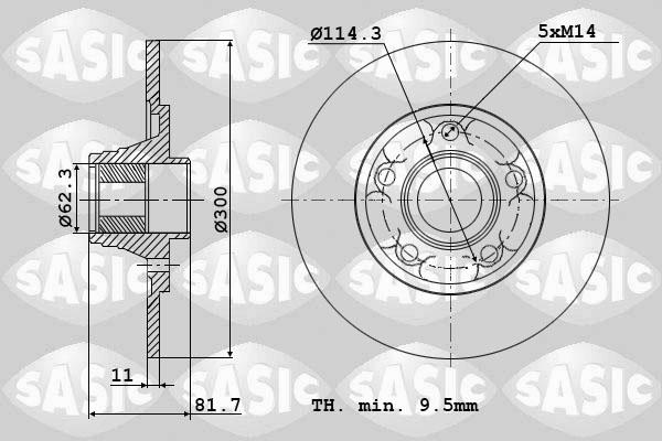 Sasic 6104028 - Discofreno autozon.pro