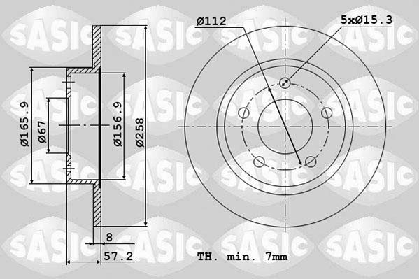 Sasic 6106053 - Discofreno autozon.pro