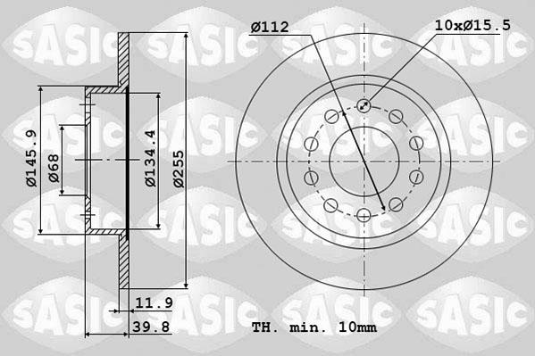 Sasic 6106039 - Discofreno autozon.pro