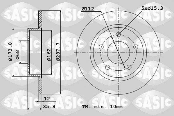 Sasic 6106037 - Discofreno autozon.pro