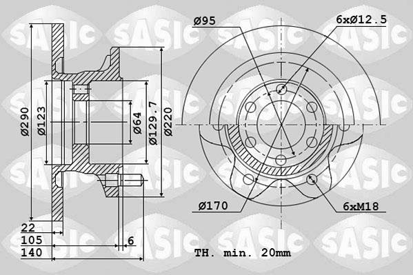 Sasic 6106072 - Discofreno autozon.pro