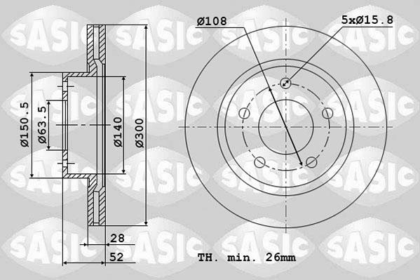 Sasic 6106147 - Discofreno autozon.pro