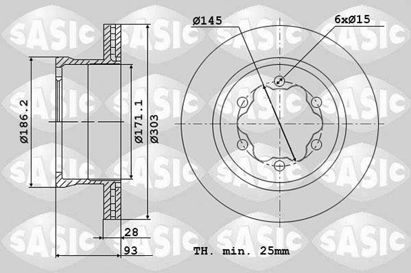 Sasic 6106103 - Discofreno autozon.pro