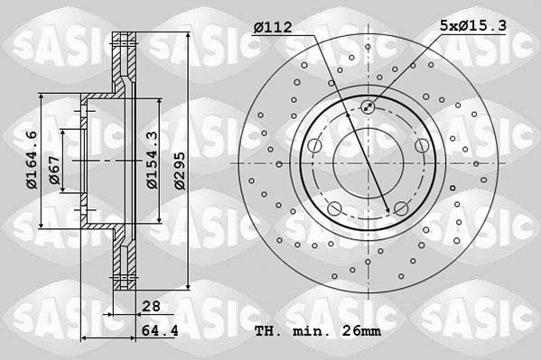 Sasic 6106107 - Discofreno autozon.pro