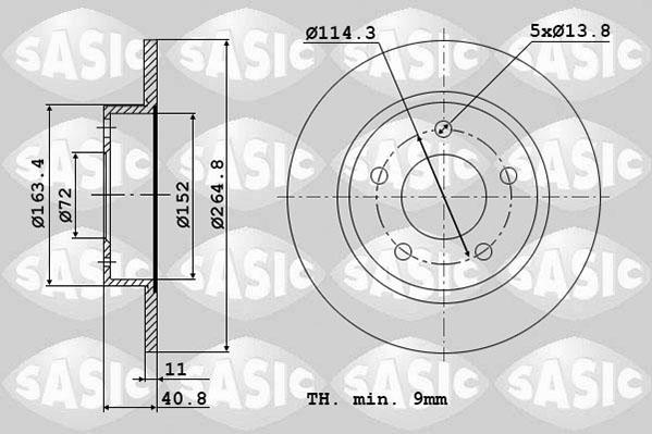 Sasic 6106354 - Discofreno autozon.pro