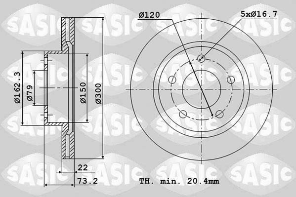 Sasic 6106304 - Discofreno autozon.pro