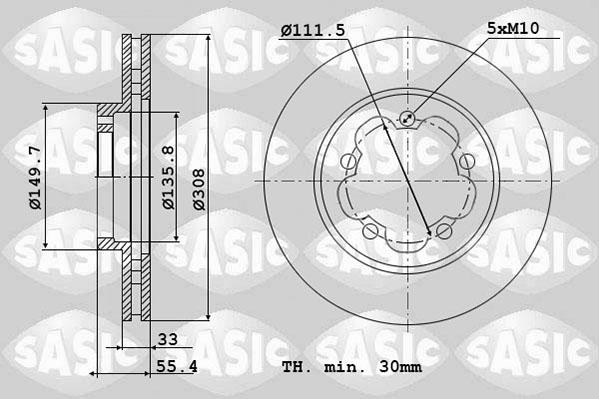 Sasic 6106300 - Discofreno autozon.pro