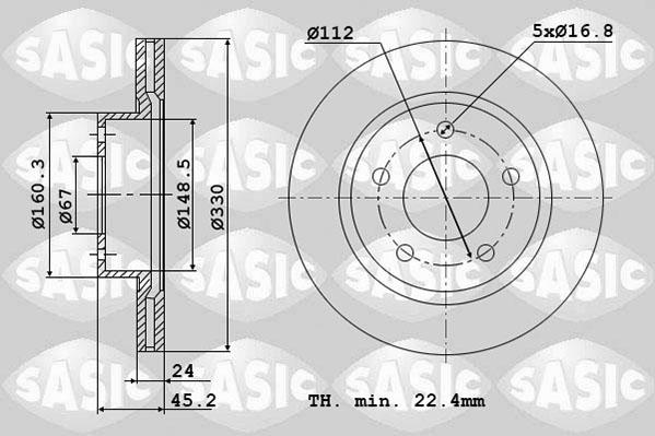 Sasic 6106307 - Discofreno autozon.pro