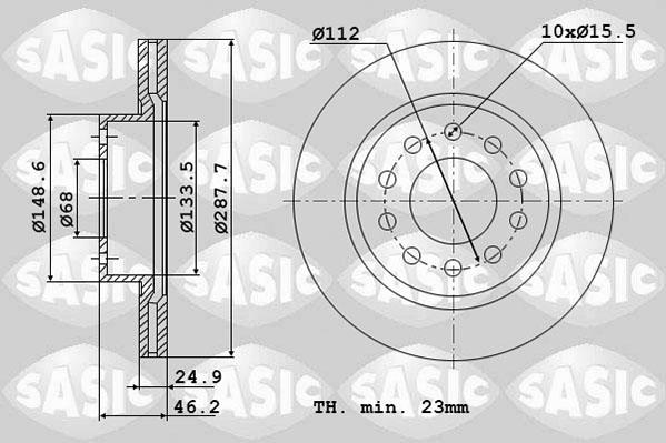 Sasic 6106334 - Discofreno autozon.pro