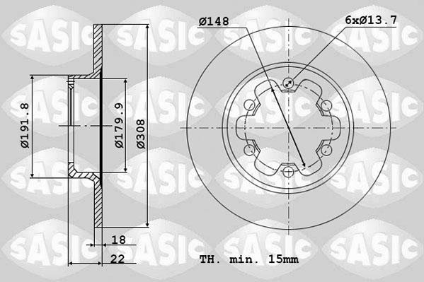 Sasic 6106299 - Discofreno autozon.pro