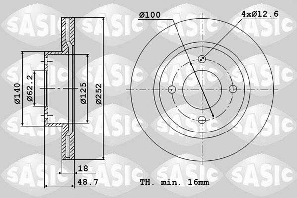 Sasic 6106225 - Discofreno autozon.pro