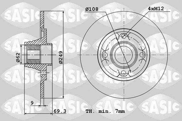 Sasic 6100004 - Discofreno autozon.pro