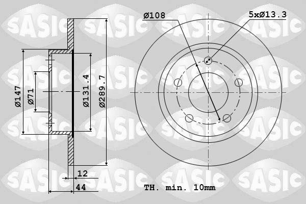 Sasic 6100028 - Discofreno autozon.pro