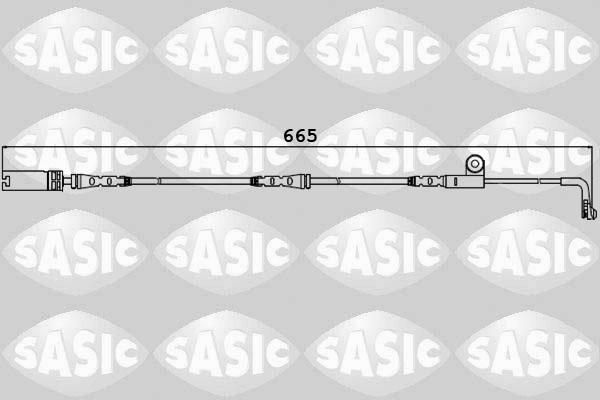 Sasic 6236010 - Contatto segnalazione, Usura past. freno / mat. d'attrito autozon.pro